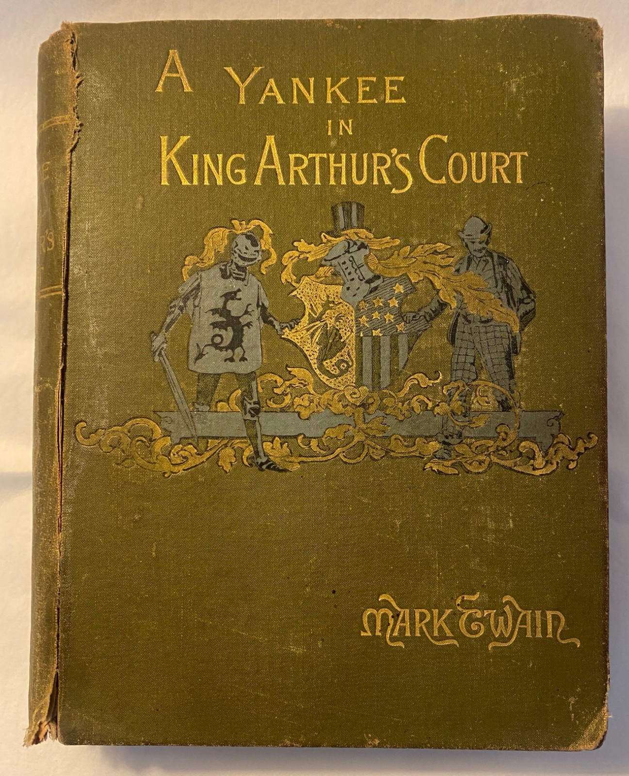 1890 A YANKEE IN KING ARTHUR\'S COURT -MARK TWAIN-CHARLES WEBSTER CO-ILLUSTRATED 1890 A YANKEE IN KING ARTHUR\'S COURT -MARK TWAIN-CHARLES WEBSTER CO-ILLUSTRATED