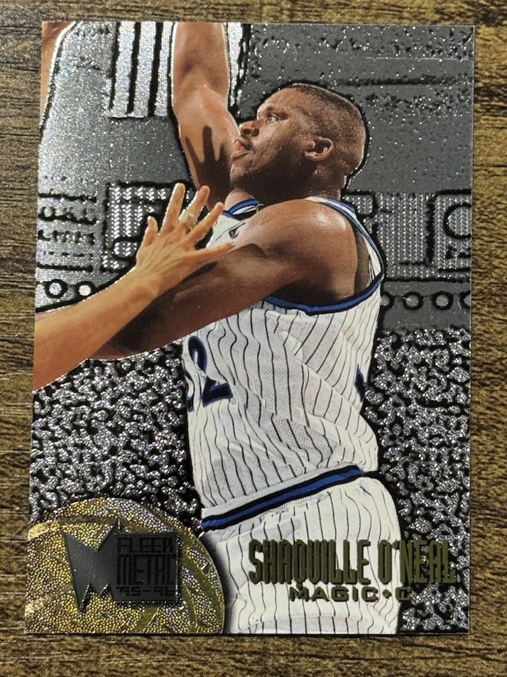 1995-96 Fleer Metal Shaquille O\'Neal #78 Orlando Magic HOF