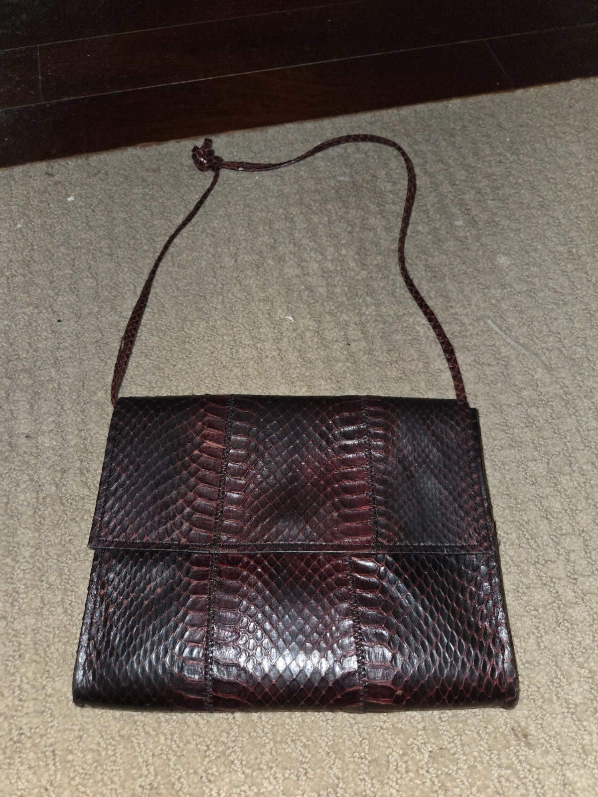 Greta Garbo Owned Worn 40\'s Brown Crocodile Handbag Stylist Sydney Guilaroff