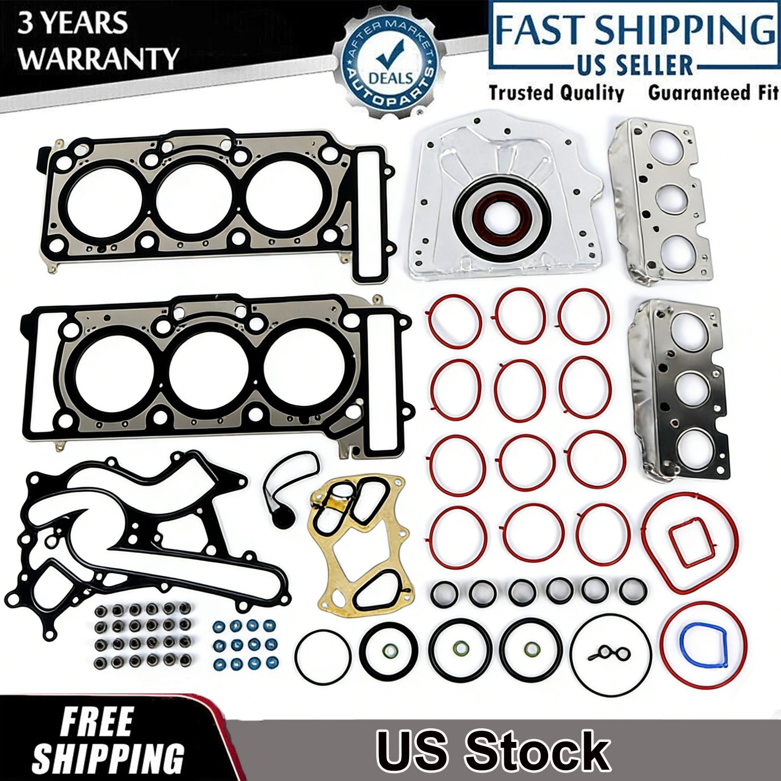 Overhaul Gasket Seals Kit For Mercedes-Benz E400 C43 GLE400 CLS400 S450 3.0 M276