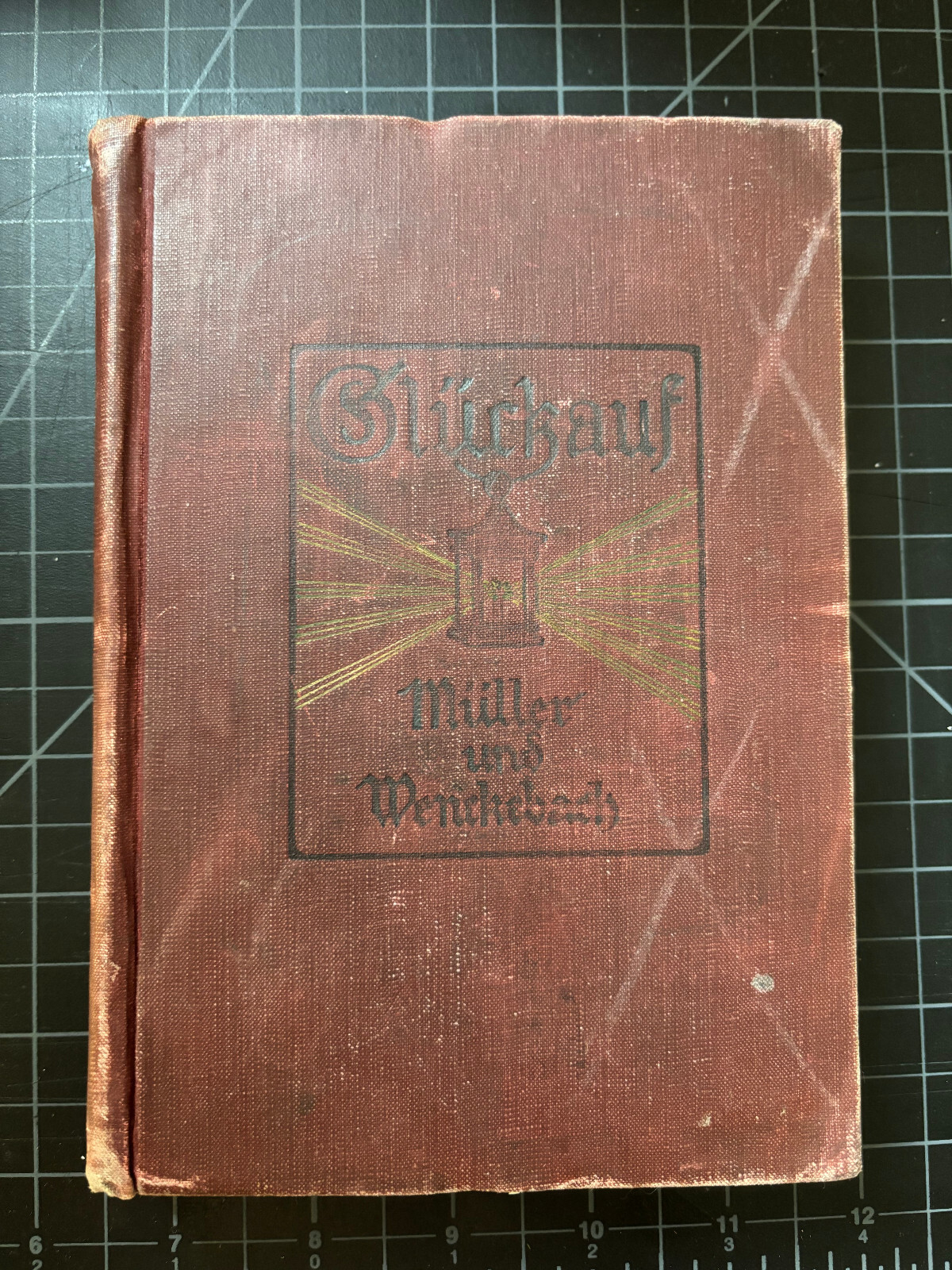 German Language Book Antique Gluckauf First German Reader Muller Wenckebach 1901