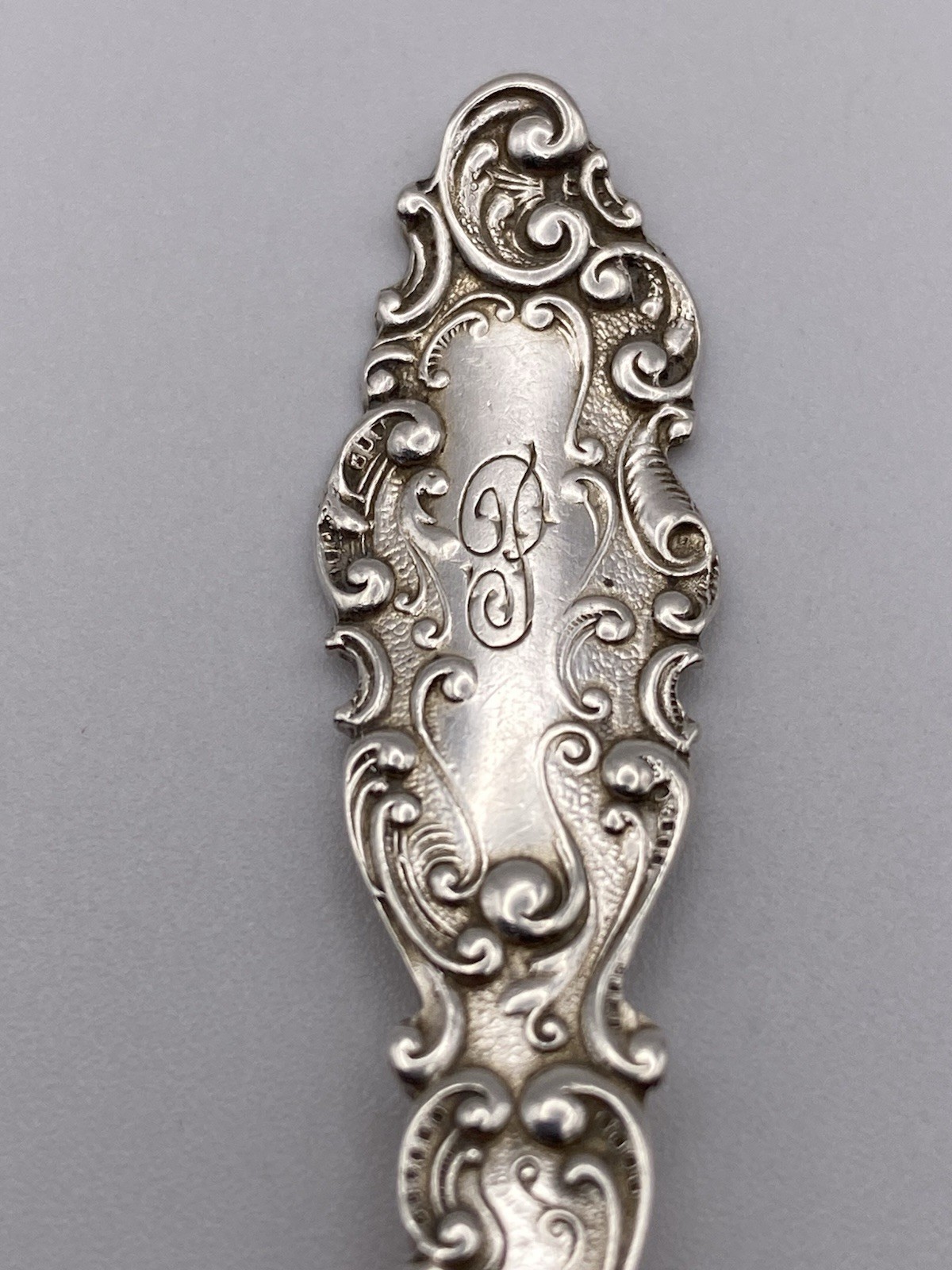 Wonderful Set of Five (5) Gorham Sterling Silver Demitasse Spoons - Monogram \