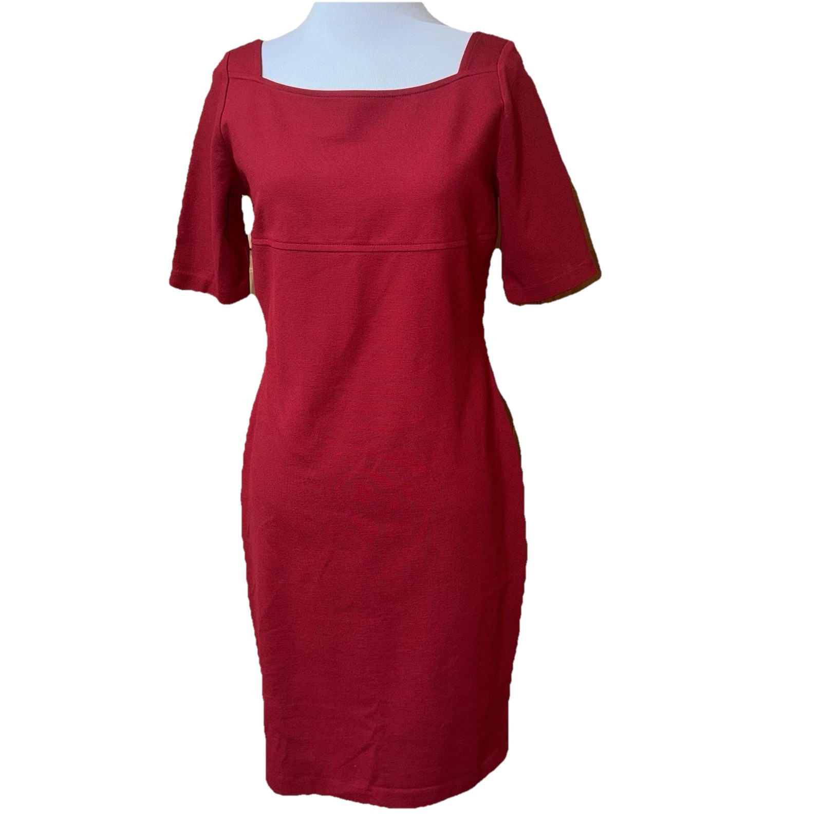 Talbots Petites Red NWT Short Sleeve Dress Size 6 Petite Talbots Petites Red NWT Short Sleeve Dress Size 6 Petite