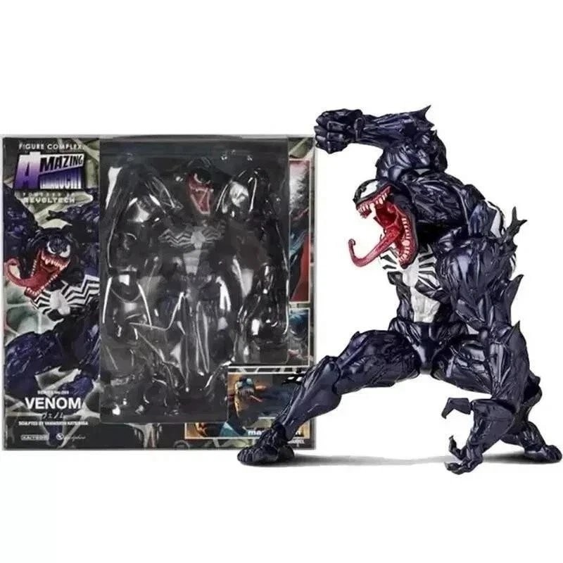 6.7\'\' Venom Action Figure Yamaguchi Revoltech Poseable Collectible Toy 17cm Gift 6.7\'\' Venom Action Figure Yamaguchi Revoltech Poseable Collectible Toy 17cm Gift