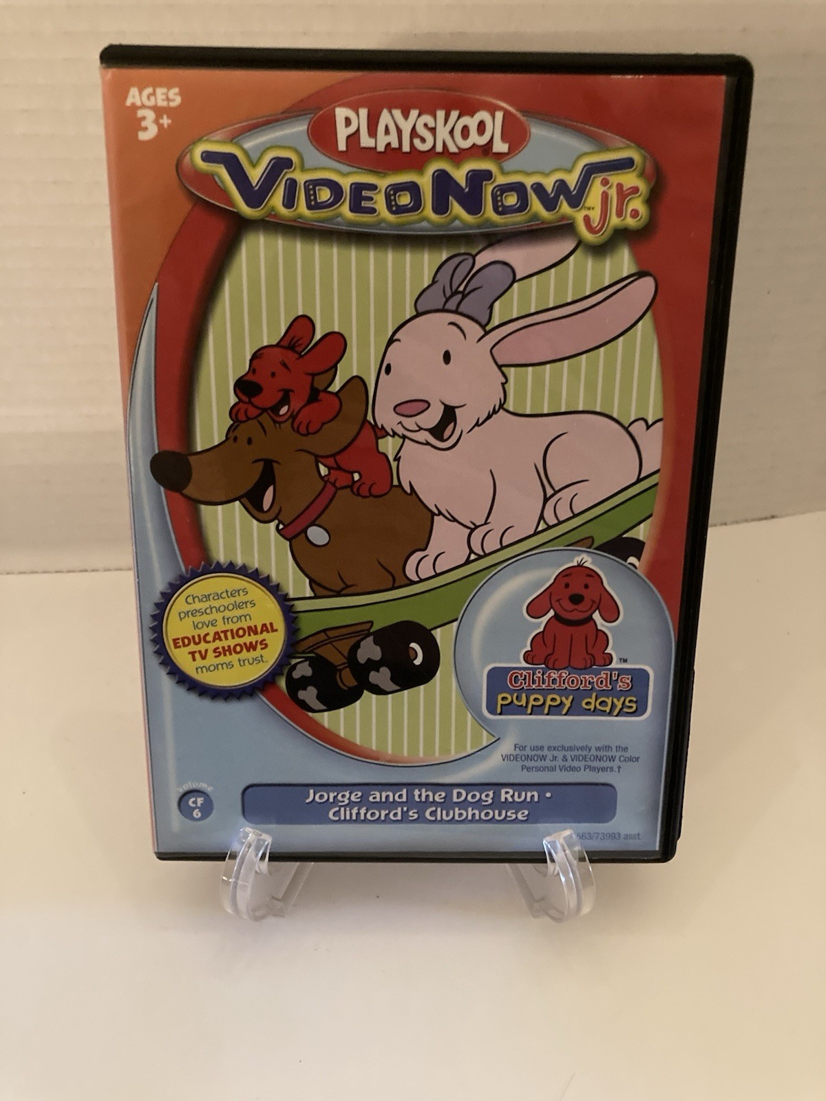 Clifford Playskool Videonow Jr Jorge Dog Run Clubhouse Pvd Cf6 2004 Puppy Days