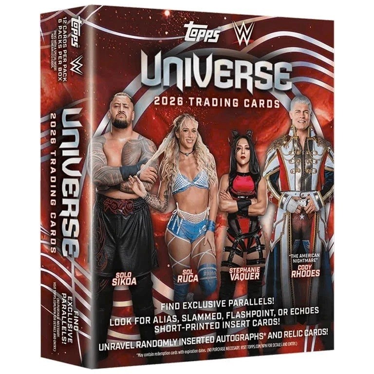 2026 Topps Universe WWE Wrestling Mega Box 2026 Topps Universe WWE Wrestling Mega Box