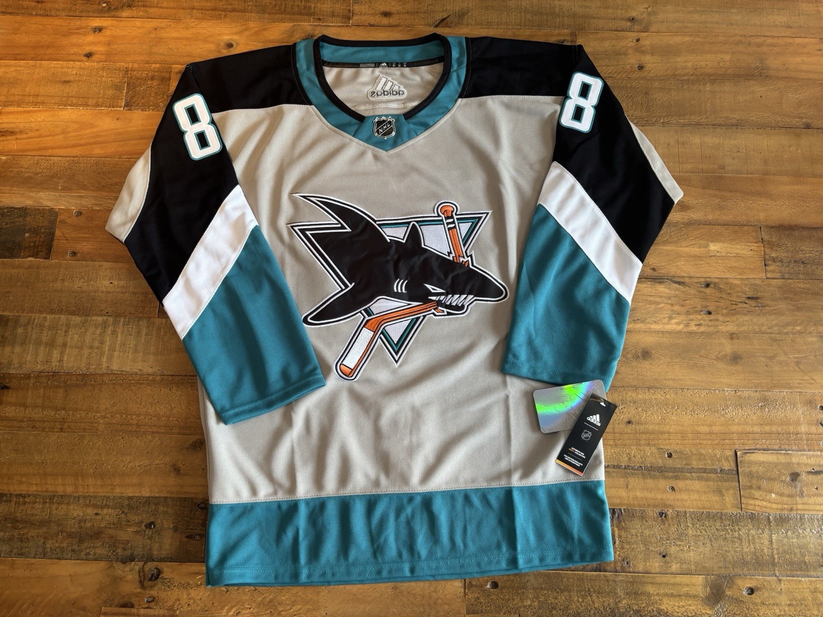 Brent Burns San Jose Sharks Adidas Jersey Size 52 XL Men’s