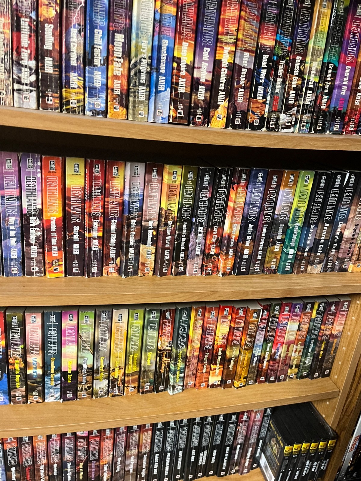 DEATH Land series full 126 Book Lot James Axler Paperback Books + 11 audio book DEATH Land series full 126 Book Lot James Axler Paperback Books + 11 audio book
