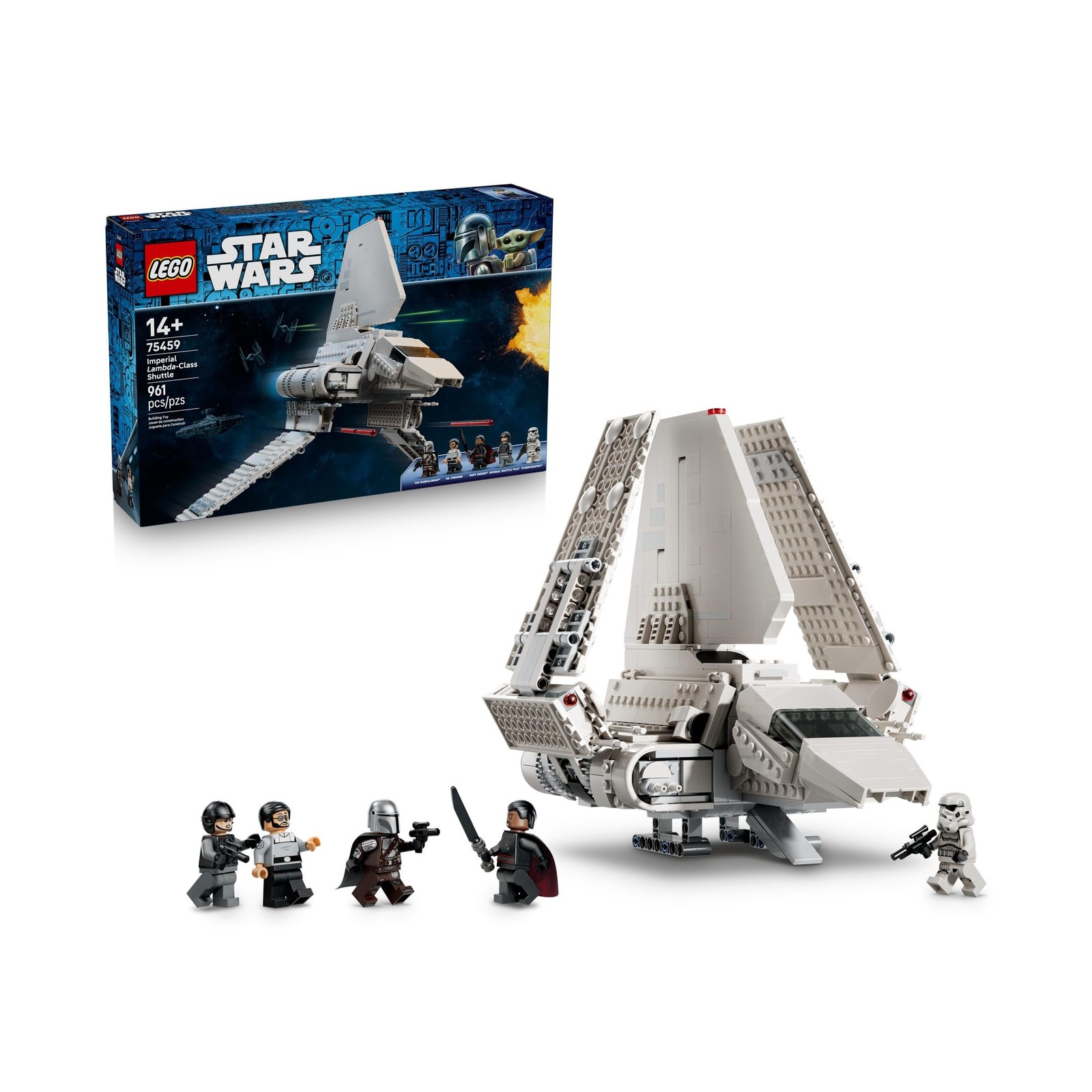 LEGO Star Wars Imperial Lambda-Class Shuttle 75459 (961 Pieces)