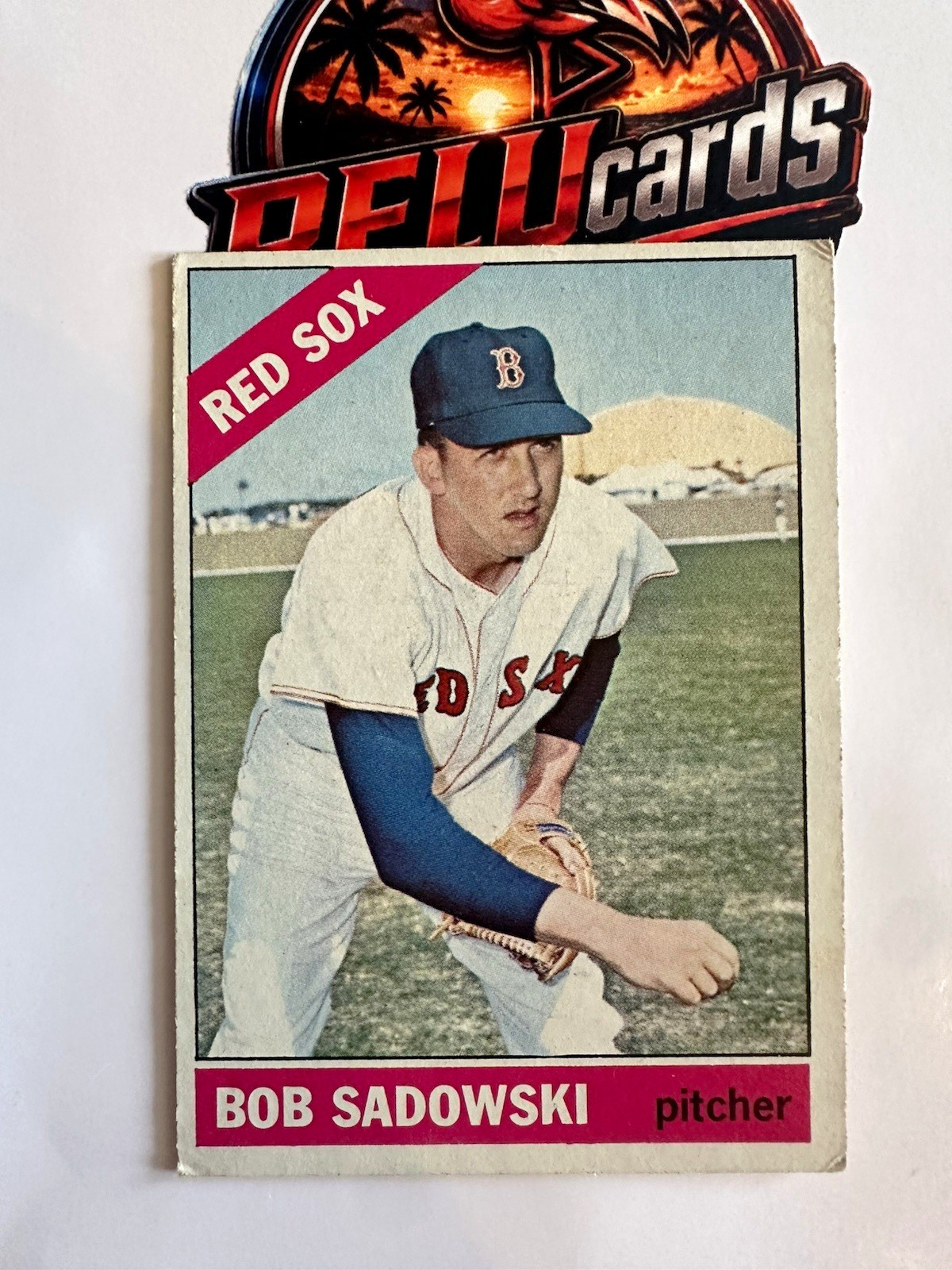 Topps 1966 Topps High # Bob Sadowski Base Set #523 Boston Red Sox MLB