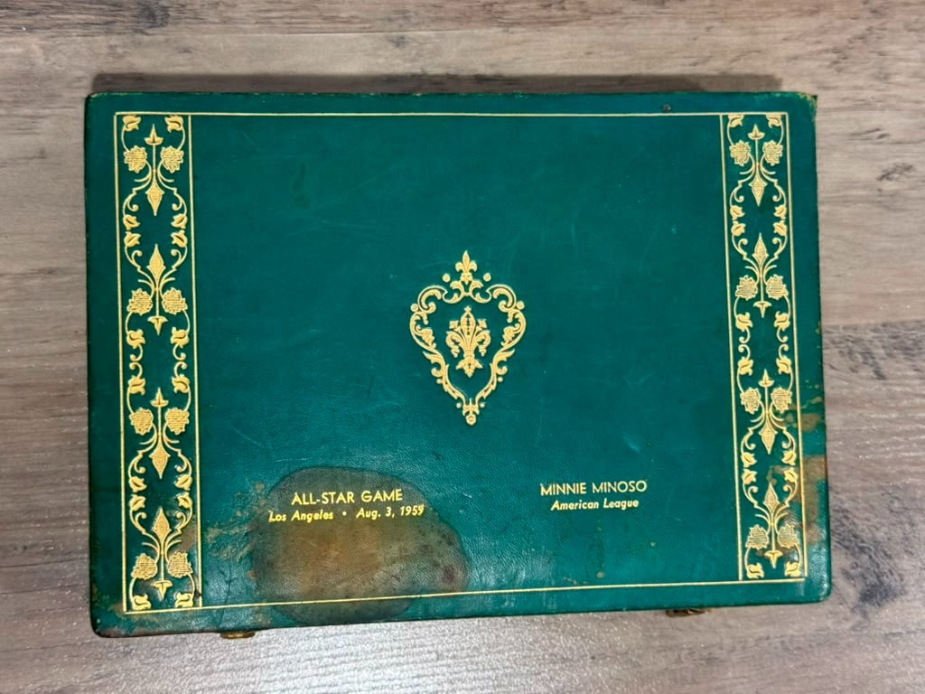 RAREST VINTAGE ALL STAR 1959 BASEBALL GIFT BOX ORESTES MINNIE MINOSO HOF RAREST VINTAGE ALL STAR 1959 BASEBALL GIFT BOX ORESTES MINNIE MINOSO HOF