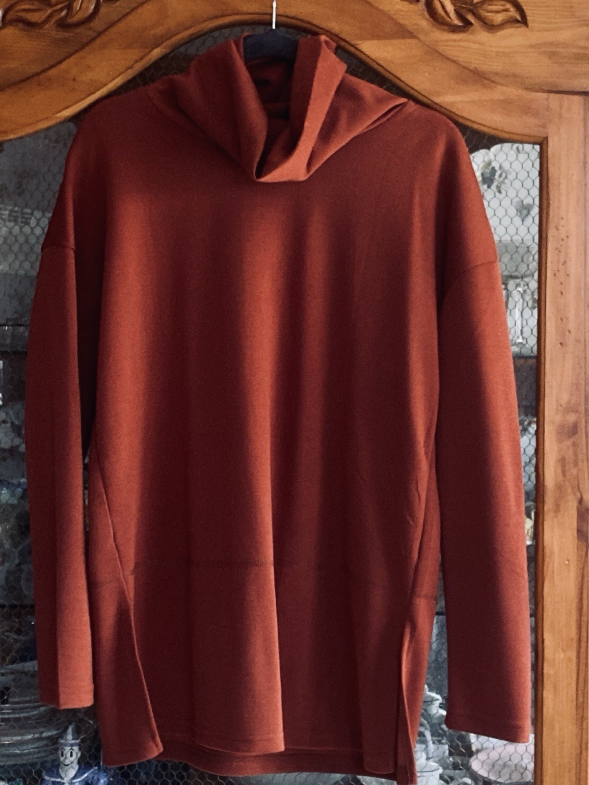 NWOT, Women’s Scuba Pullover Tunic Large Russet
