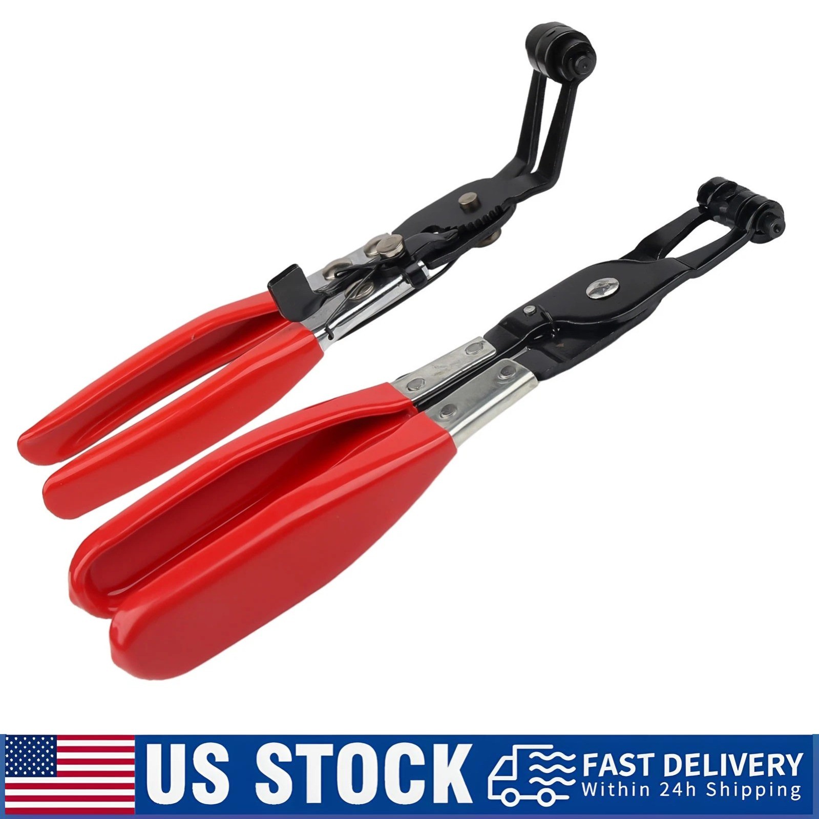 2pcs Hose Clamp Pliers Car Water Pipe Fuel Coolant Spring Bundle Removal Tool US 2pcs Hose Clamp Pliers Car Water Pipe Fuel Coolant Spring Bundle Removal Tool US