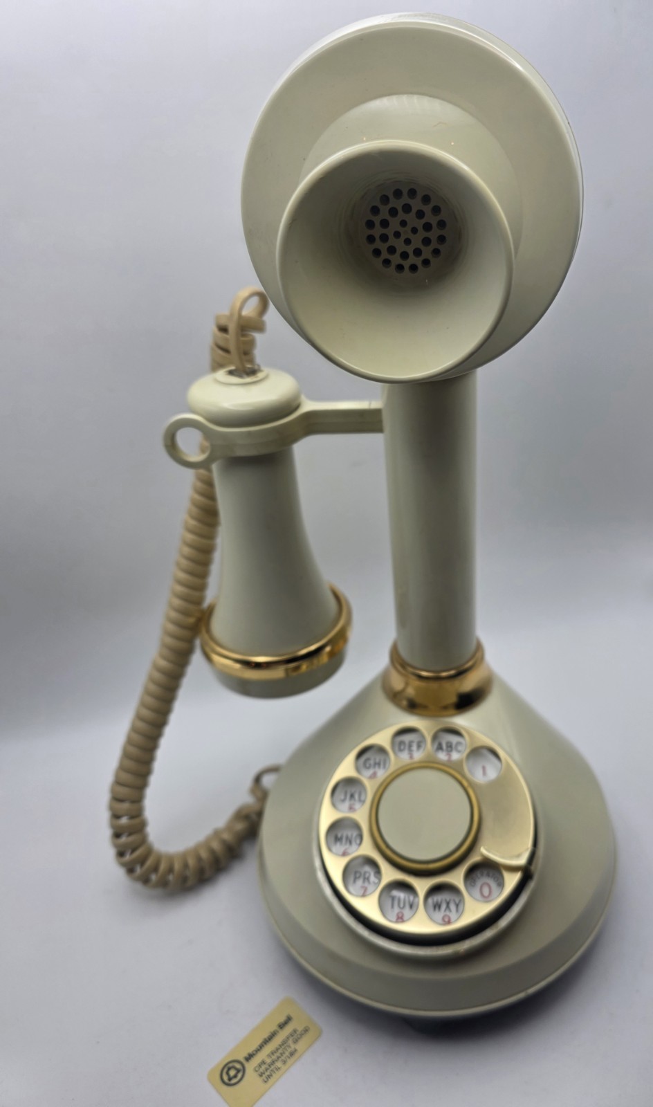 Vintage 1973 Deco-Tel Candlestick Rotary Telephone Western Electric. Tested 