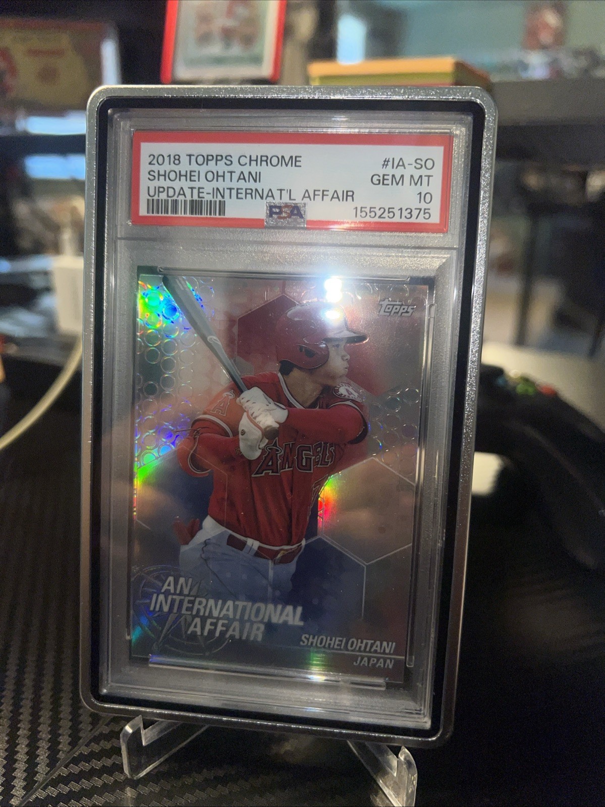 2018 Topps Chrome International Affair IASO Shohei Ohtani RC **PSA 10 GEM MINT**