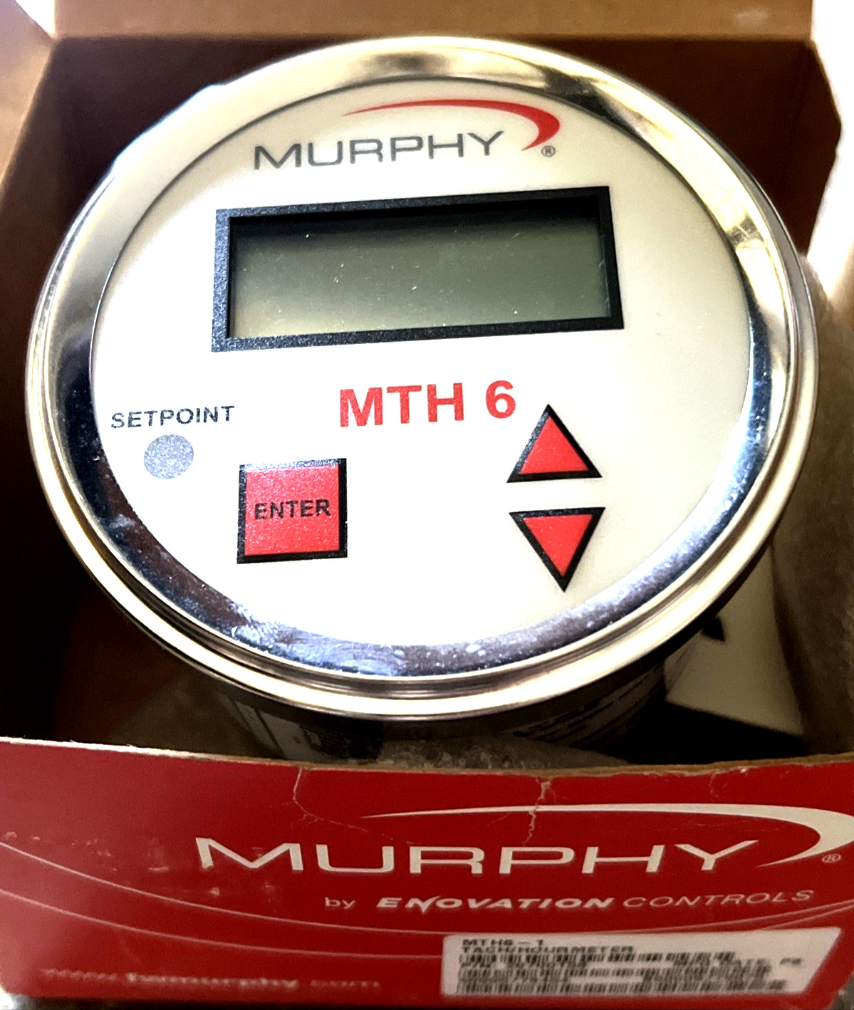NEW-OEM-MURPHY TACH / HOUR METER MTH6 -20700158 NEW-OEM-MURPHY TACH / HOUR METER MTH6 -20700158