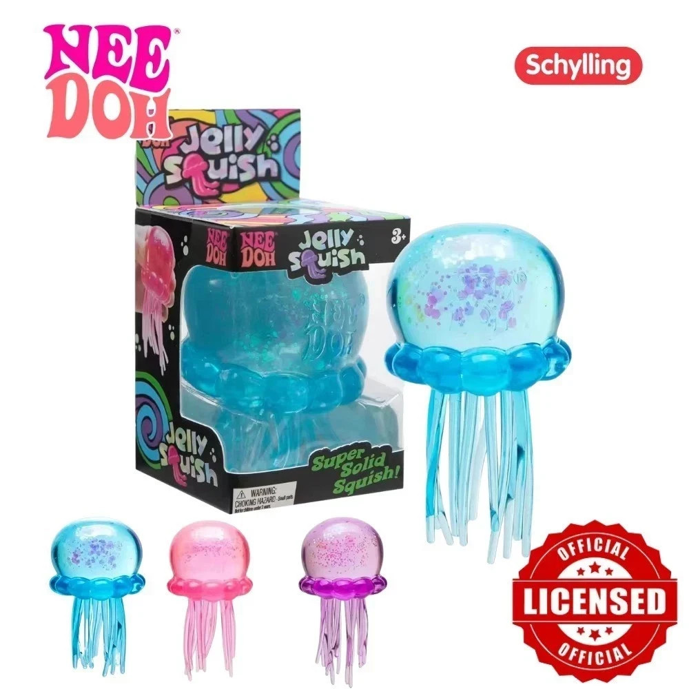 Nee Doh Jellyfish Jelly Squish Stress Toy Fidget Squeeze NeeDoh Trending Special