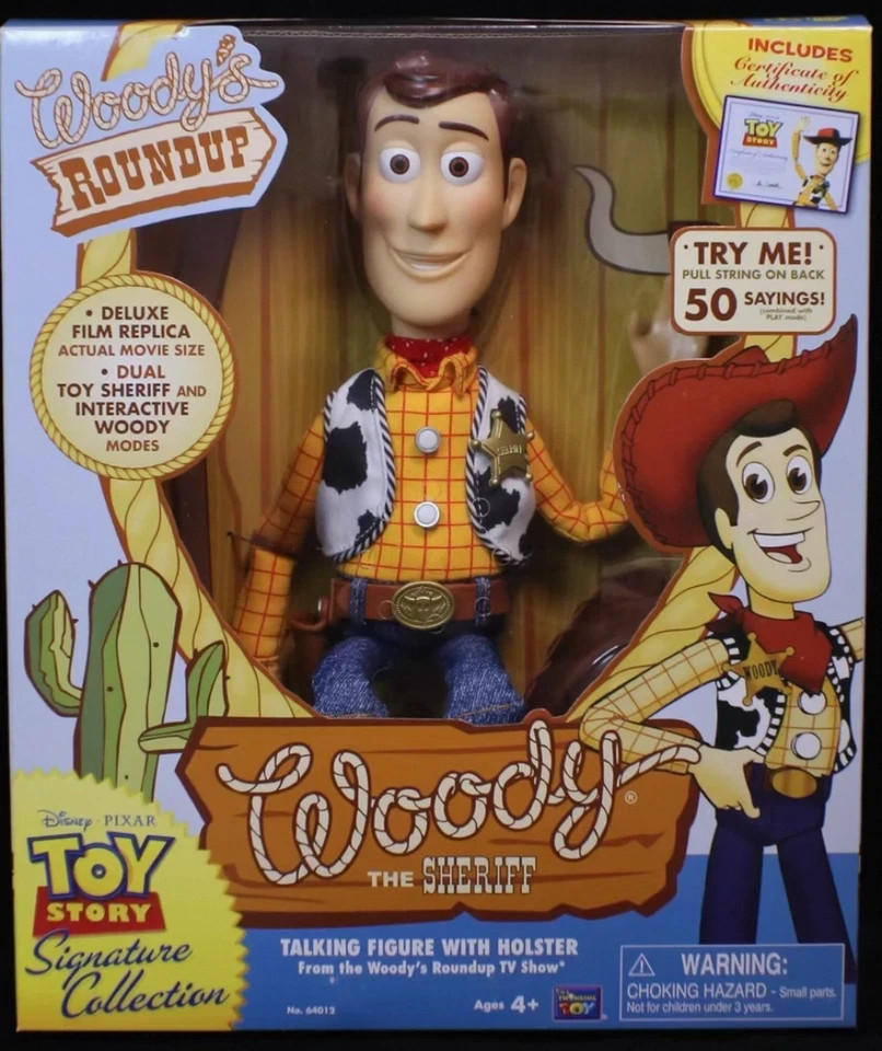 Toystory Signature Collection Thinkway Talking Woody Doll Sealed Gift
