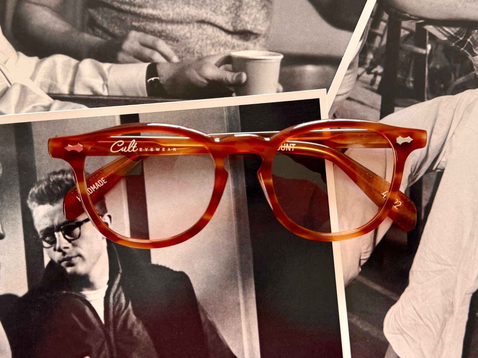 Cult Eyewear Bespoke Fairmount (James Dean) Eyeglasses, 49-22-151, Handmade