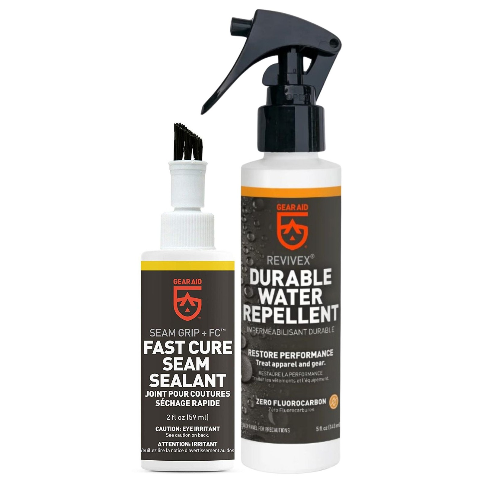 (2PK) Gear Aid Tent Waterproofing Spray and Sealer for Nylon Tents Fast Cure Kit