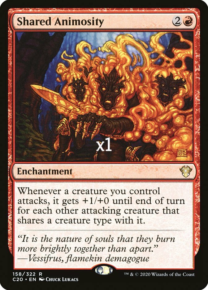 MTG Commander 2020 C20 Shared Animosity MINT MTG Commander 2020 C20 Shared Animosity MINT