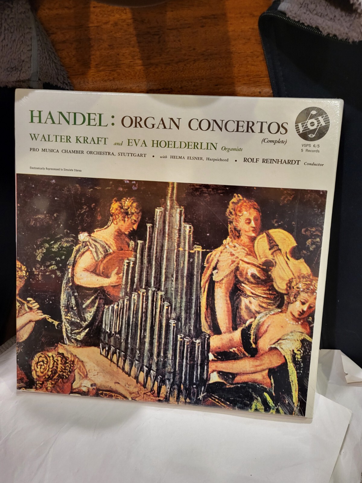 Handel - Organ Concertos - 5xLP Box Set - VSPS 6/5. Sealed, NOS