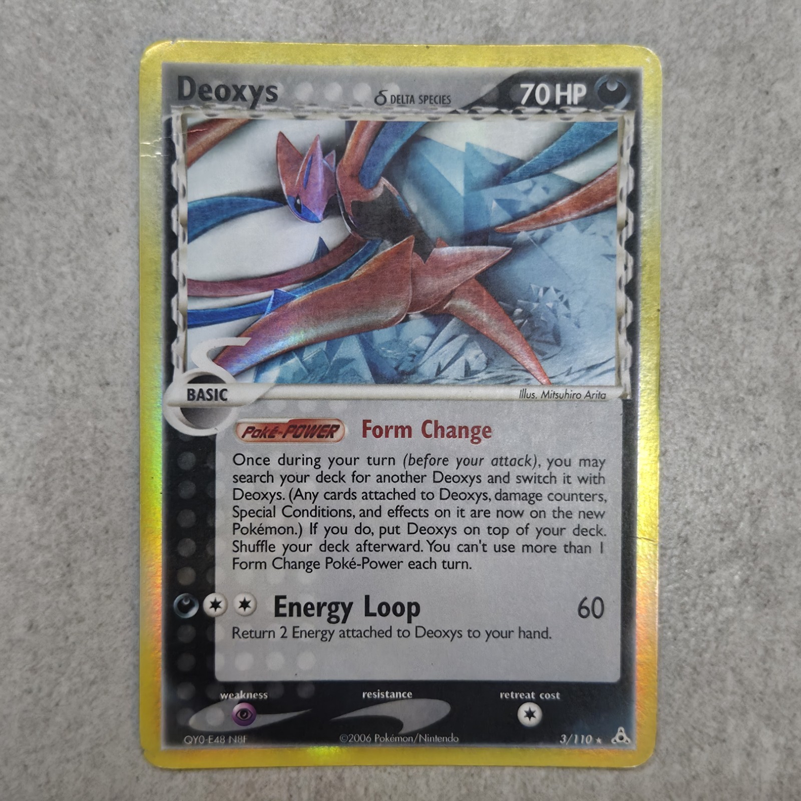 Deoxys (Delta Species - Attack Forme) Holofoil HP[HP - 3/110]