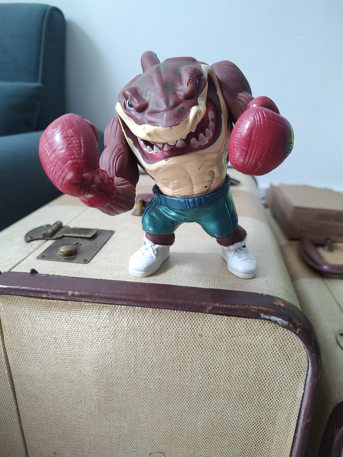 Mattel Street Sharks Slugger Slammu Figure Street Wise Designs Vintage 1995