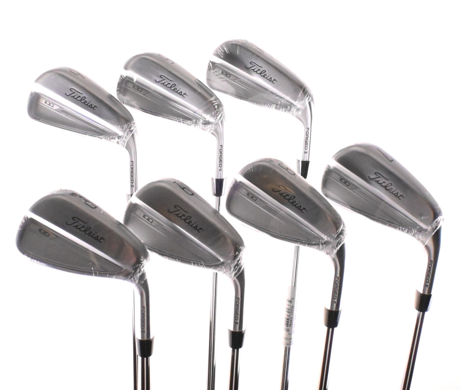 2023 Titleist T100 Iron Set 4-PW w/ AMT White S300 Stiff-Flex RH *MINT*
