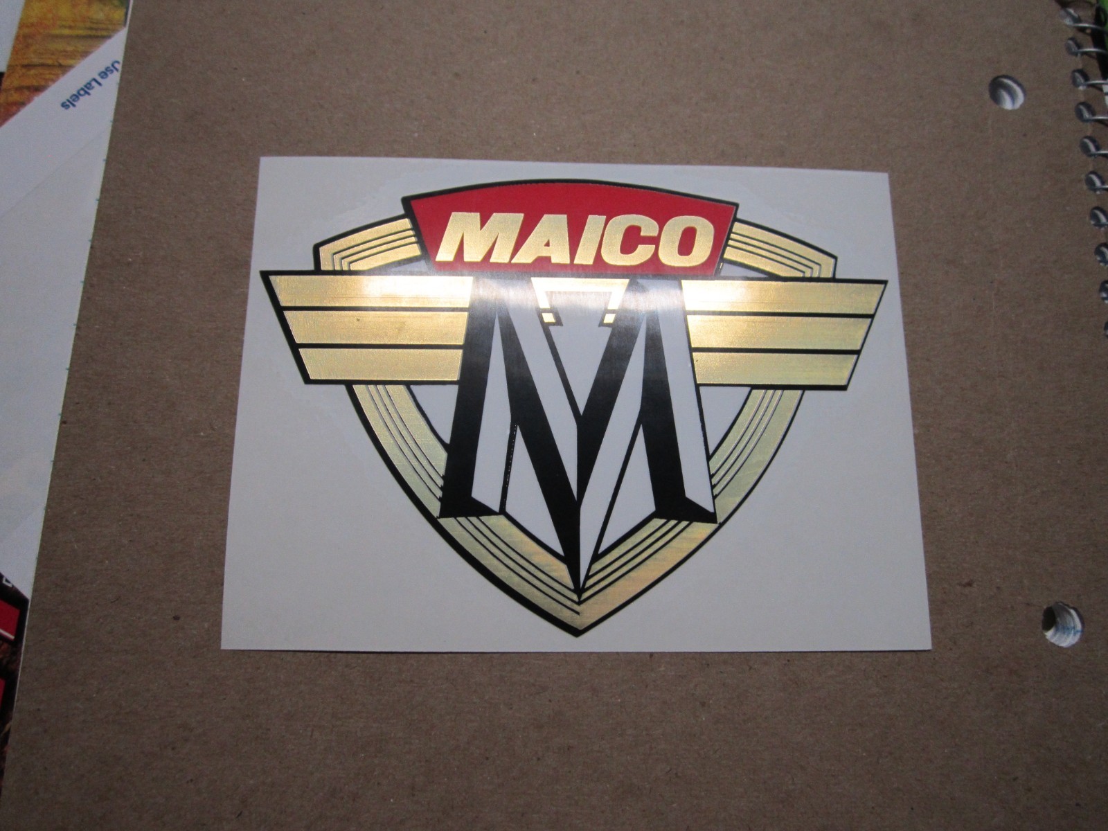 MAICO MOTOCROSS 250 AND 400 TANK STICKERS (PAIR) MAICO MOTOCROSS 250 AND 400 TANK STICKERS (PAIR)