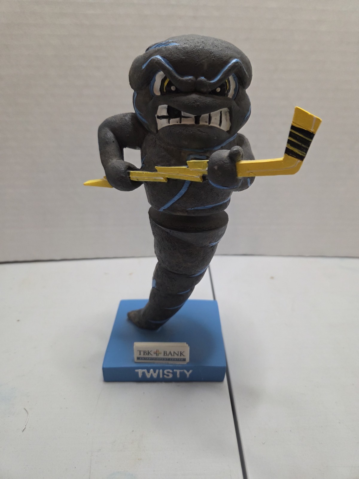 RARE Quad City Storm Twisty Mascot Bobblehead Figurine Spins Around SPHL Hockey RARE Quad City Storm Twisty Mascot Bobblehead Figurine Spins Around SPHL Hockey