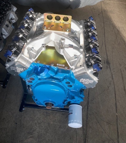 440/525 hp DODGE MOPAR  CRATE ENGINE ALL FORGED EDELBROCK HEADS NEW