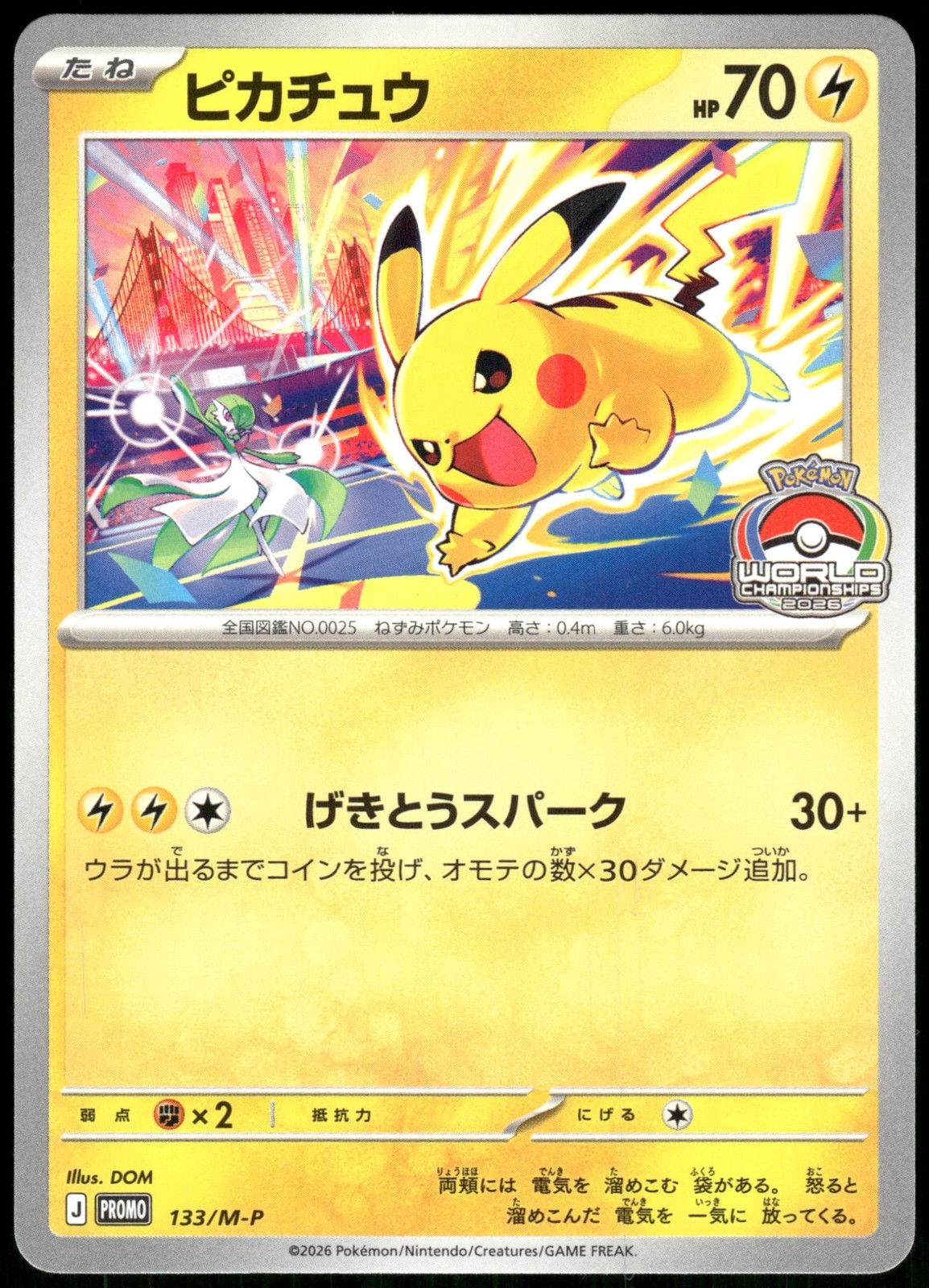 Pikachu M-P 133/M-P P M-P Promotional Cards JP Pokemon Japan Card LP