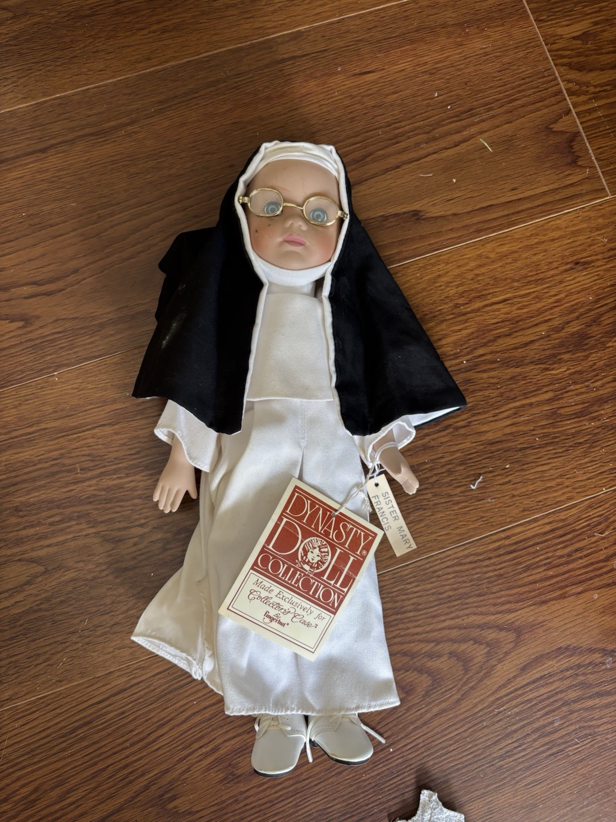 Dynasty Doll Collection Sister Mary Frances M.A. 14in Nun Doll Glasses Signed Dynasty Doll Collection Sister Mary Frances M.A. 14in Nun Doll Glasses Signed