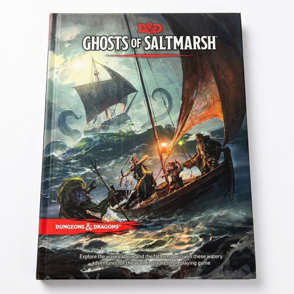 Dungeons & Dragons - Ghosts of Saltmarsh - Hardcover Book - D&D - OOP