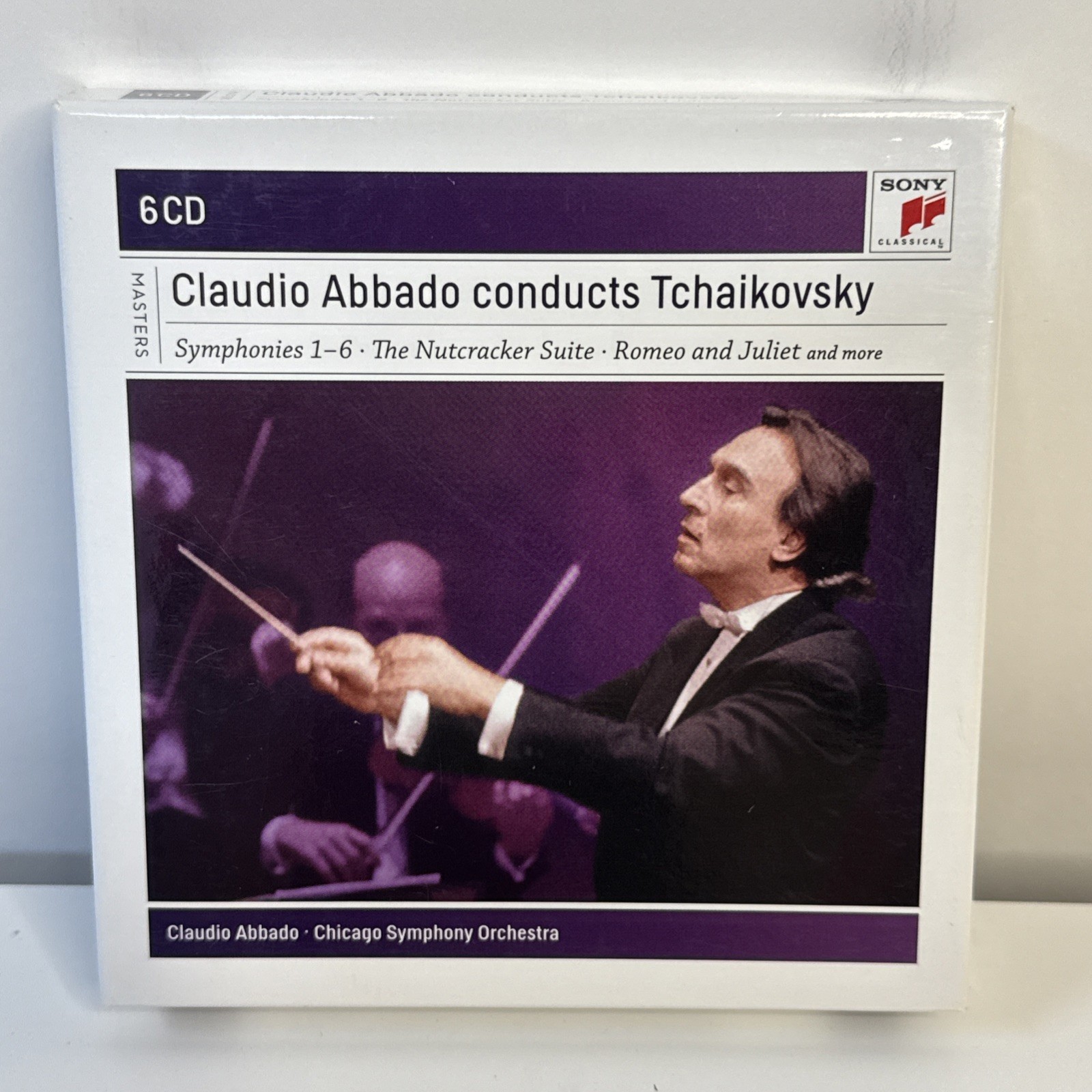 Claudio Abbado conducts Tchaikovsky 6 CD Box ROMEO & JULIET NUTCRACKER SUITE Claudio Abbado conducts Tchaikovsky 6 CD Box ROMEO & JULIET NUTCRACKER SUITE