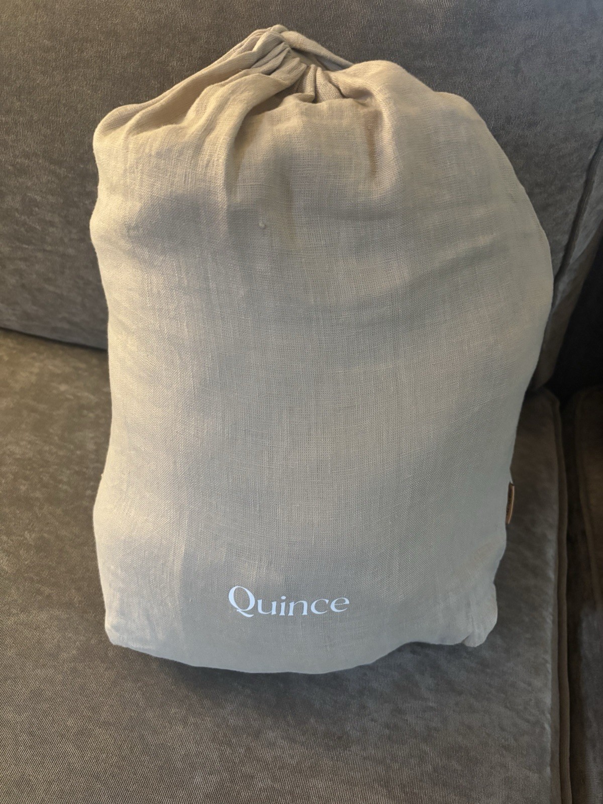 Quince European Linen Full/Queen Duvet Cover Set - No Tags Quince European Linen Full/Queen Duvet Cover Set - No Tags