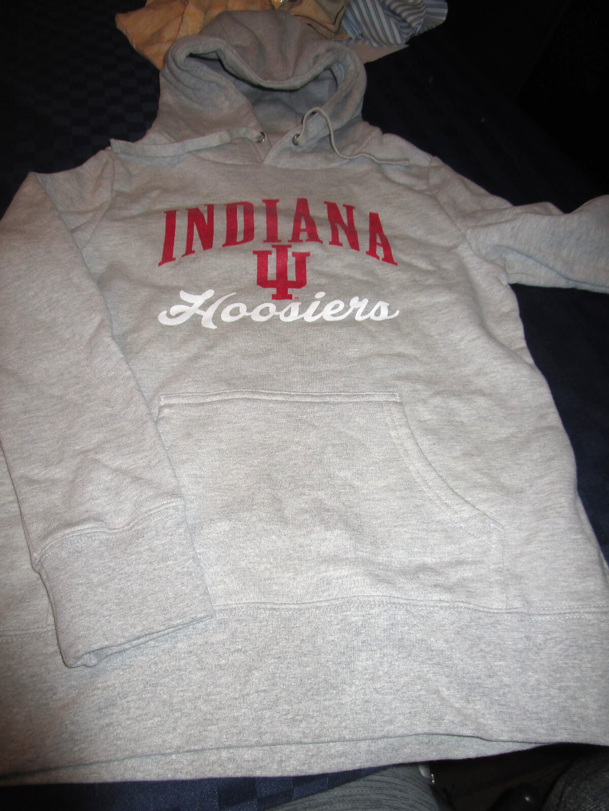 NWT FANATICS INDIANA HOOSIERS WOMENS HOODED SWEATSHIRT GRAY SMALL