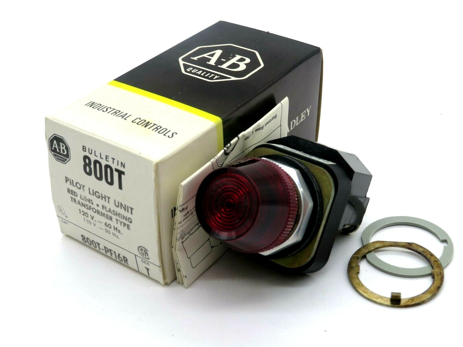NEW ALLEN BRADLEY 800T-PF16R RED LENS PILOT LIGHT SERIES T 800TPF16R NEW ALLEN BRADLEY 800T-PF16R RED LENS PILOT LIGHT SERIES T 800TPF16R