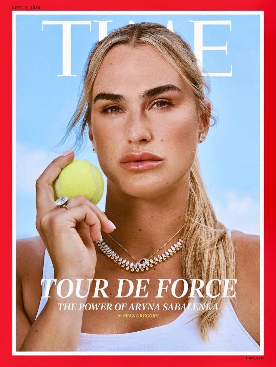 Aryna Sabalenka - Time Magazine - September 2026 - Brand New