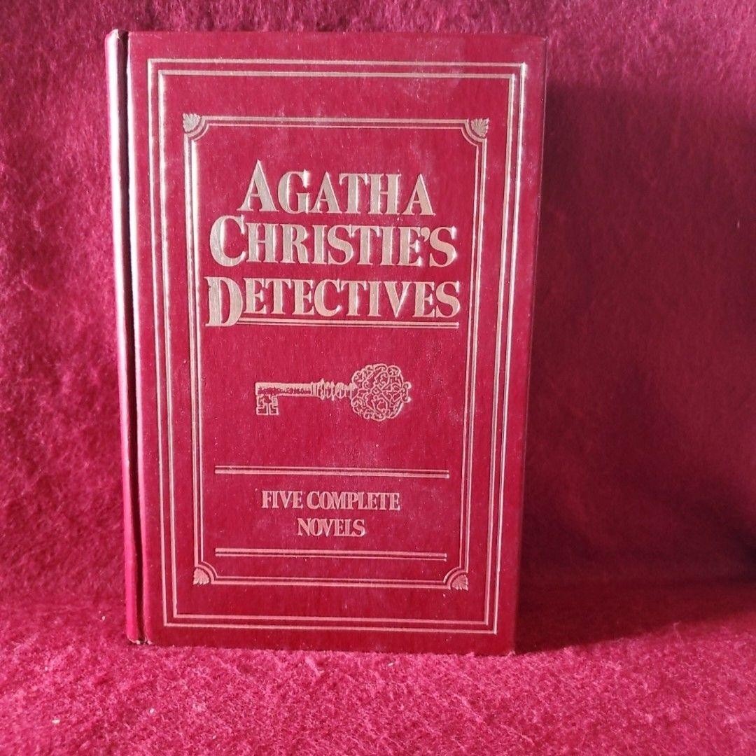 Agatha Christie's Detectives Agatha Christie HC Red Books 1982 Library Binding