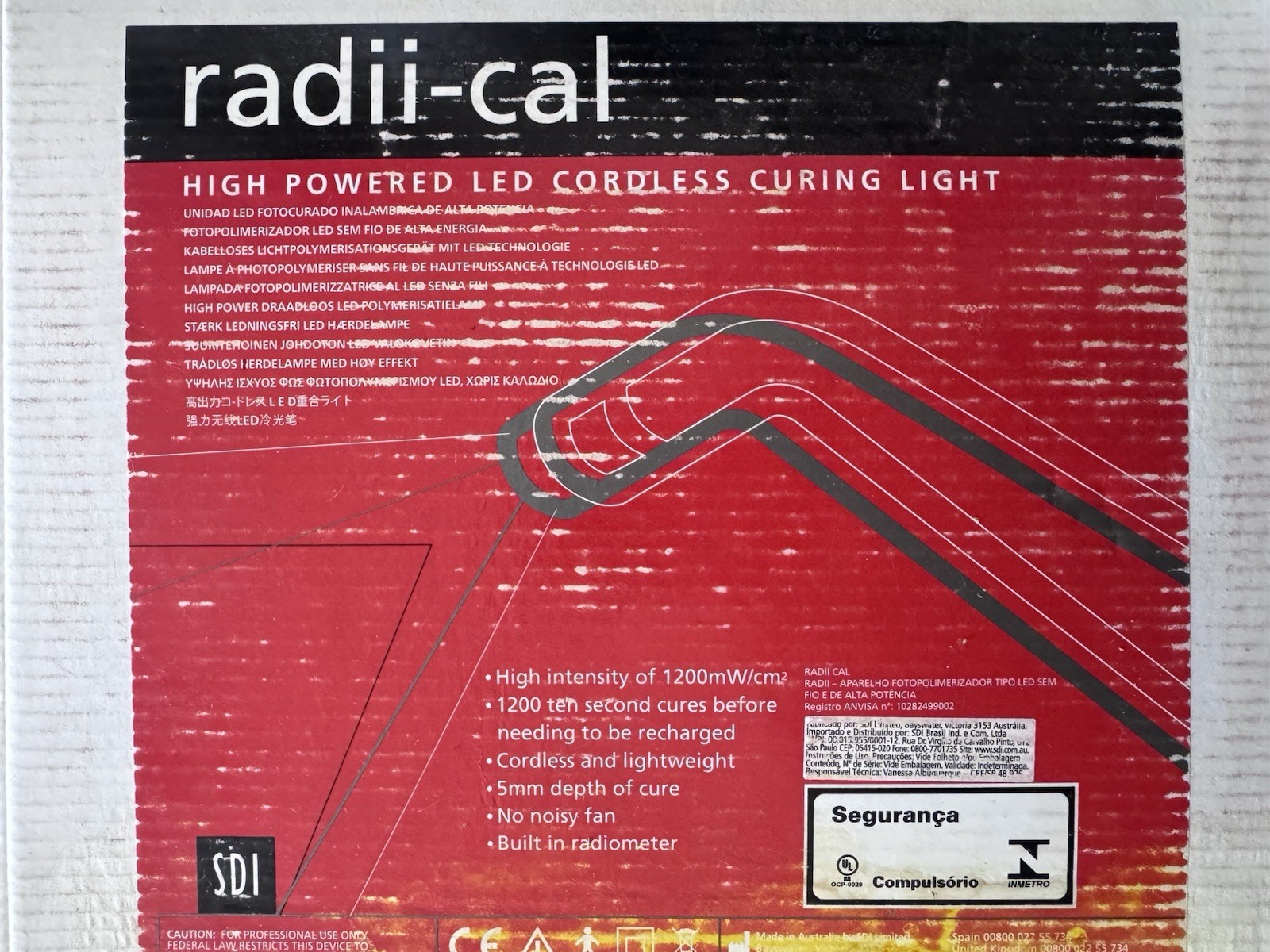 SDI Radii-Cal LED Cordless Dental Curing Light