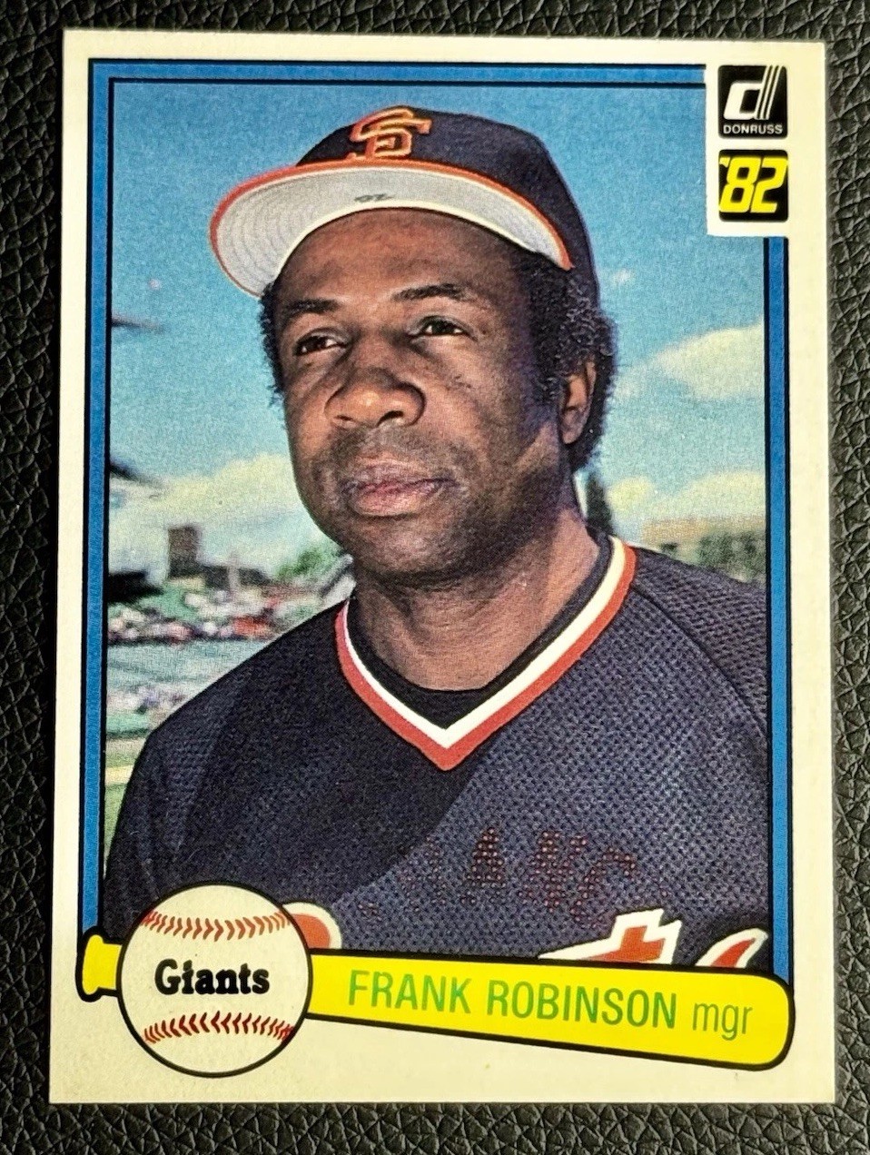 ‼️STELLAR VINTAGE‼️1982 Donruss Frank Robinson #424 San Francisco Giants HOF