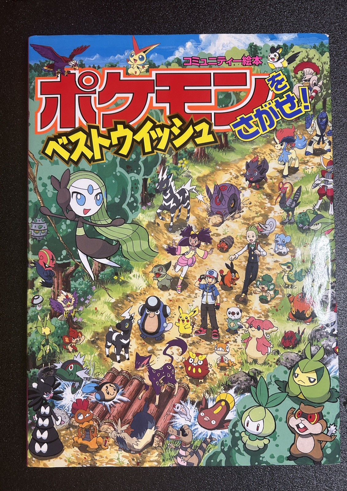 Find the Pokemon 12 - Best Wishes - Japanese Children Book 2020