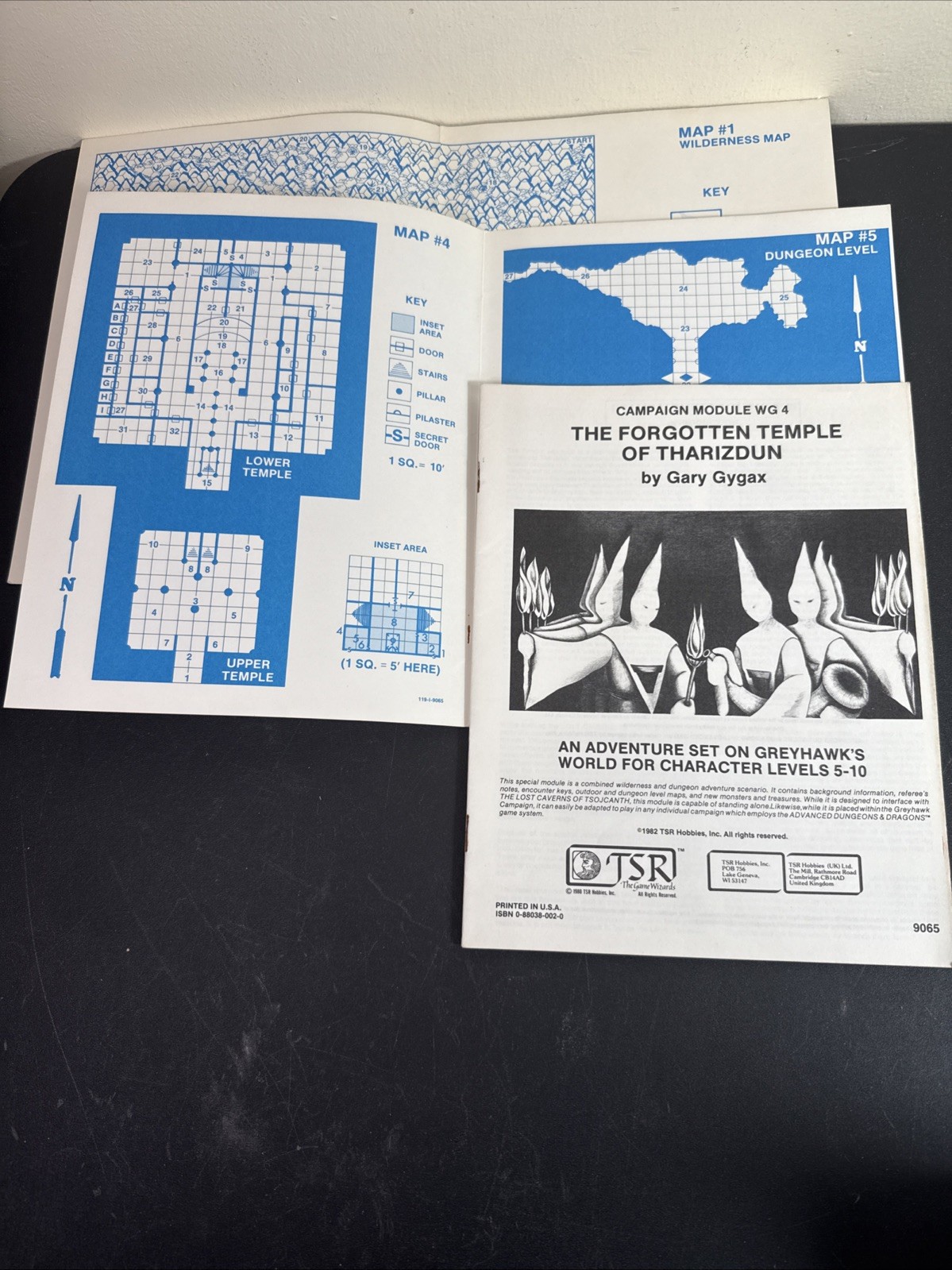 AD&D Dungeons & Dragons Module WG4 The Forgotten Temple of Tharizdun - EX OOP