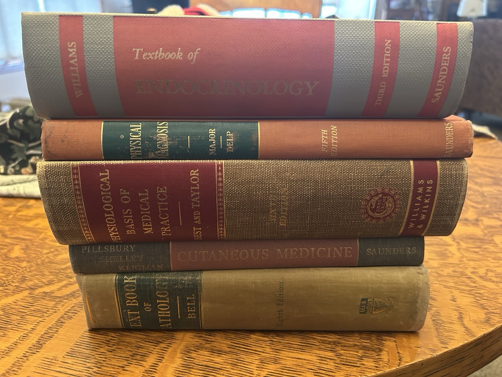 Vintage Medical Books 1930s-1960s Lot of 5 Vintage Medical Books 1930s-1960s Lot of 5