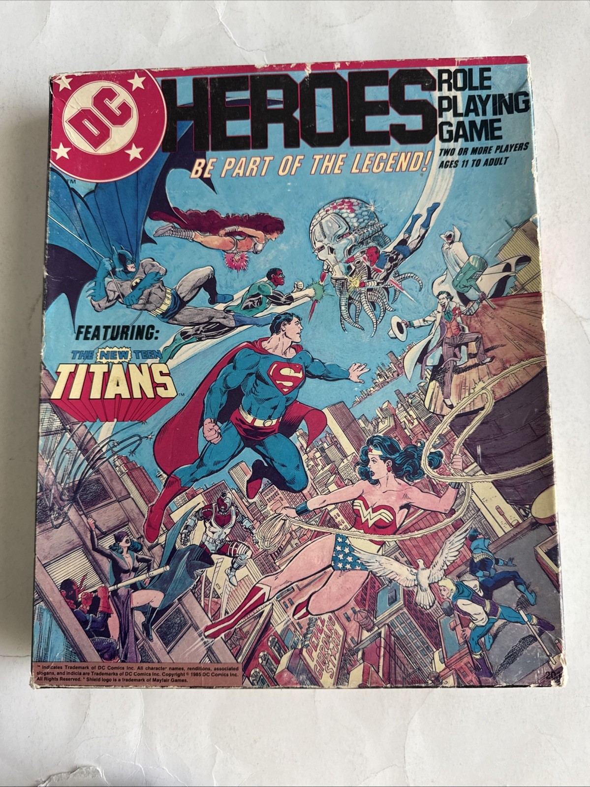 Title: DC Heroes Role Playing Game (box set) Mayfair Games Title: DC Heroes Role Playing Game (box set) Mayfair Games