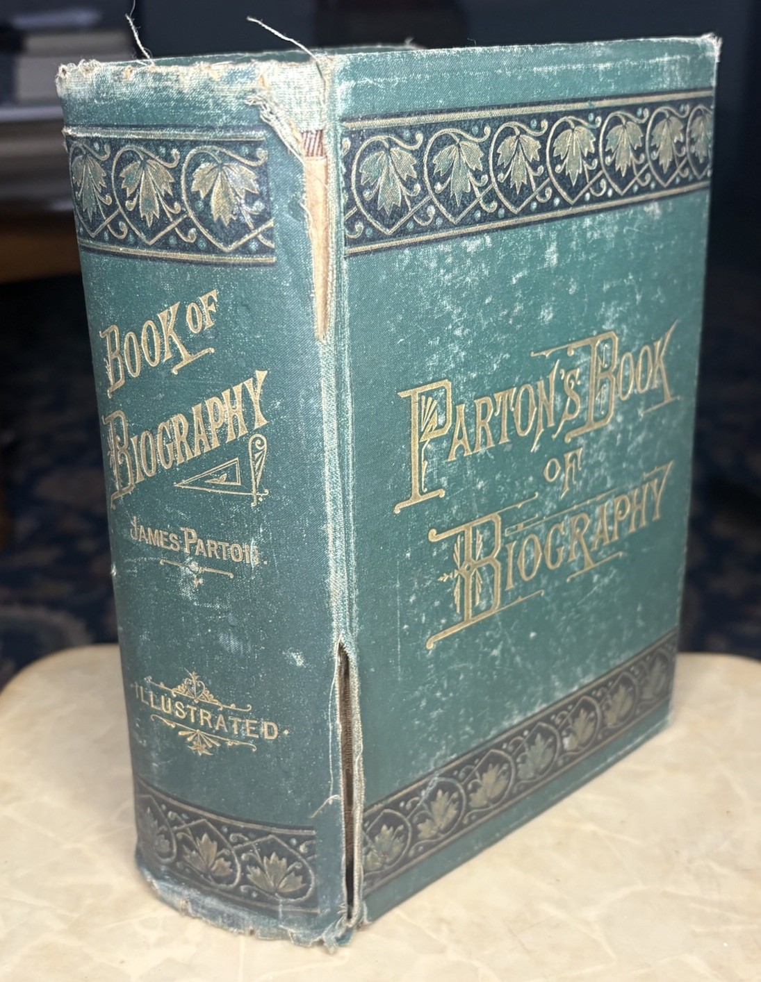 ANTIQUE PEOPLES BOOK OF BIOGRAPHY JAMES PARTON ILLUSTRATED RARE ANTIQUE PEOPLES BOOK OF BIOGRAPHY JAMES PARTON ILLUSTRATED RARE