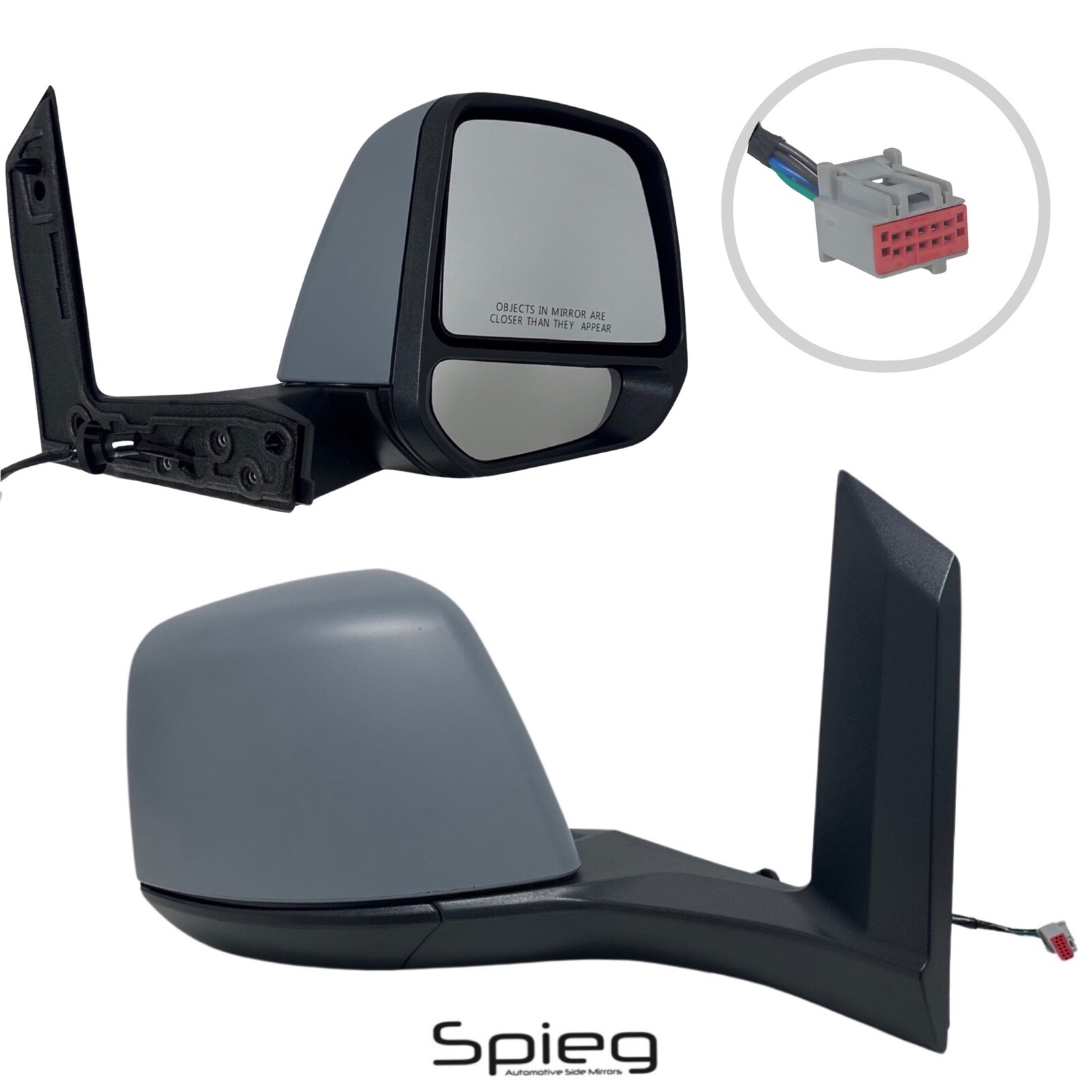 Side Mirror for 2014-2023 FORD Transit Connect with Power Folding Passenger Side