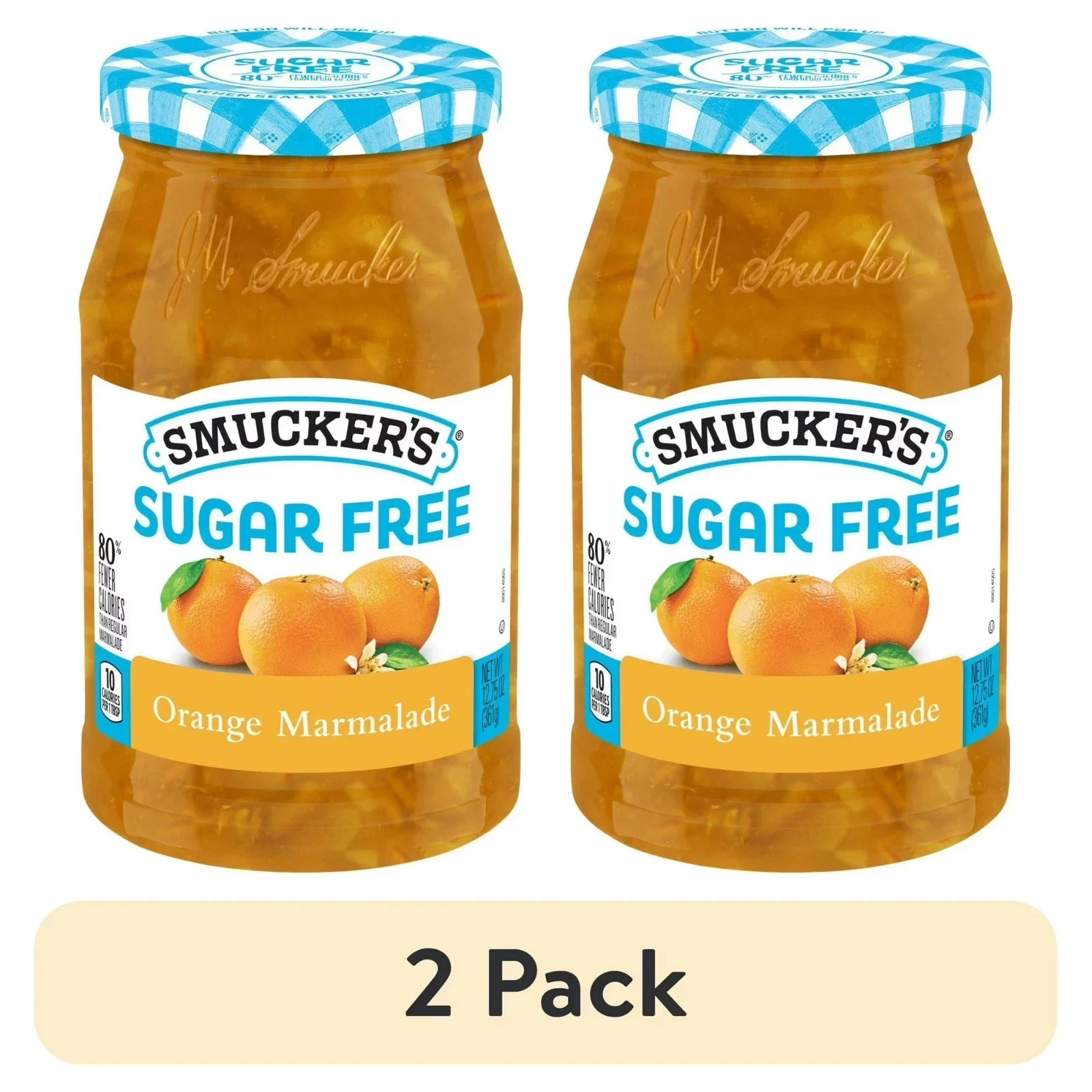(2 pack) Smucker's Sugar Free Orange Marmalade, 12.75 oz